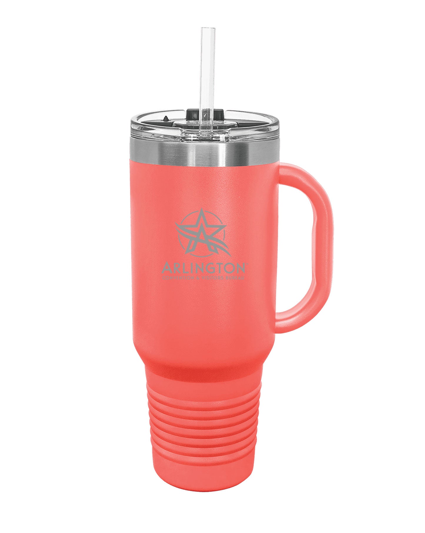 Polar Camel 40 oz. Travel Mug w/ Handle, Straw Included