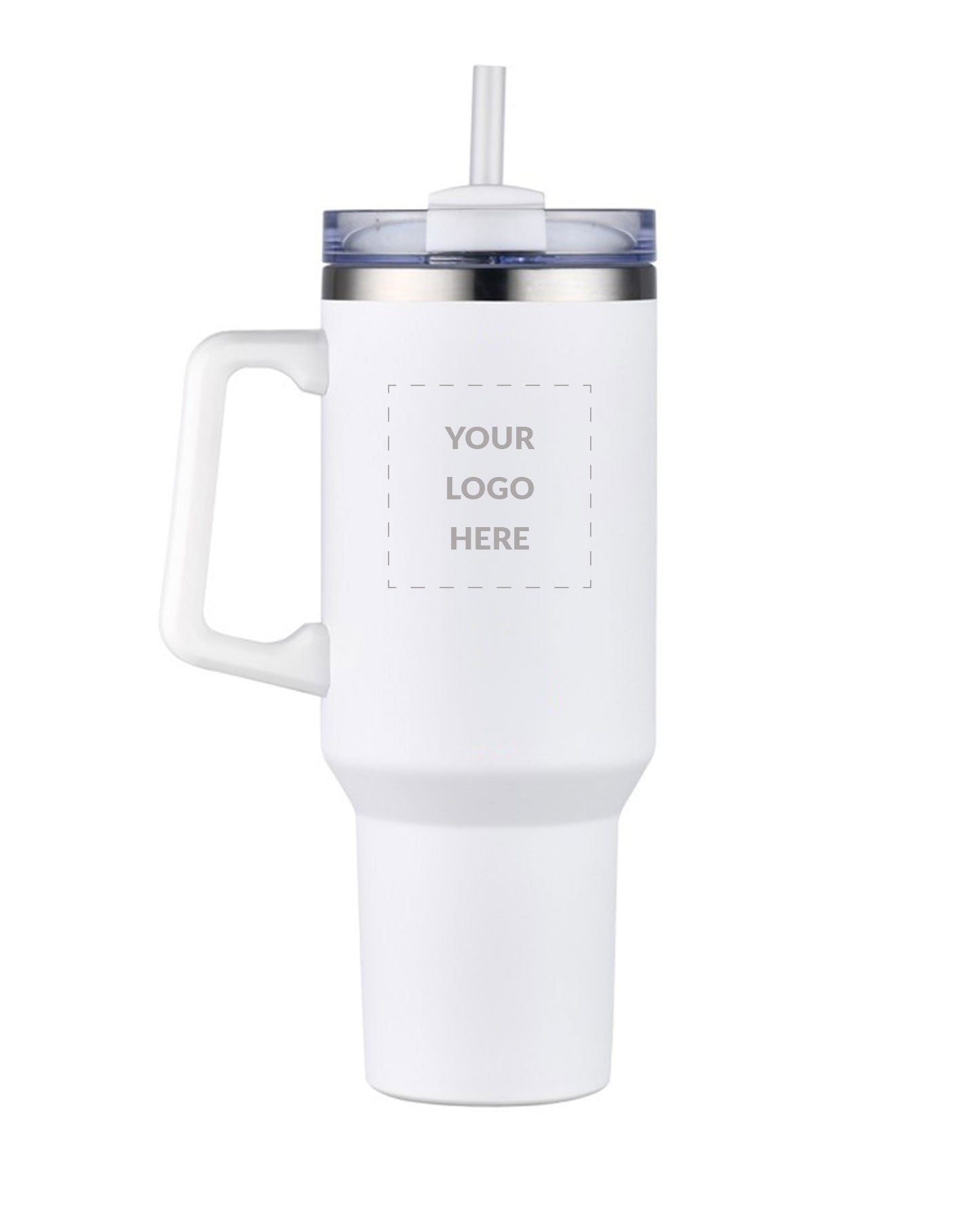 Giraffe Tech - 40oz Stainless steel travel mug w/ straw