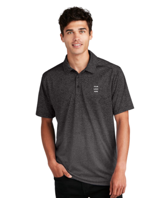 Sport-Tek Ombre Heather Polo